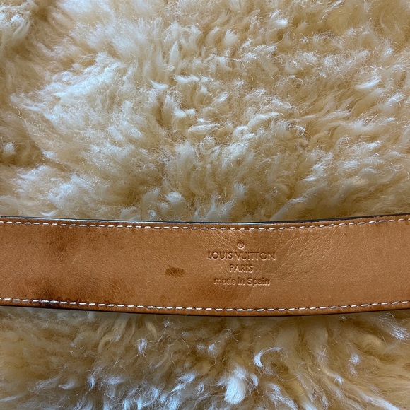 Louis Vuitton Belt Verni Saint-Tulle Frame 30Mm Amaranto 95 38 CA2140 M6849 - Picture 8 of 14